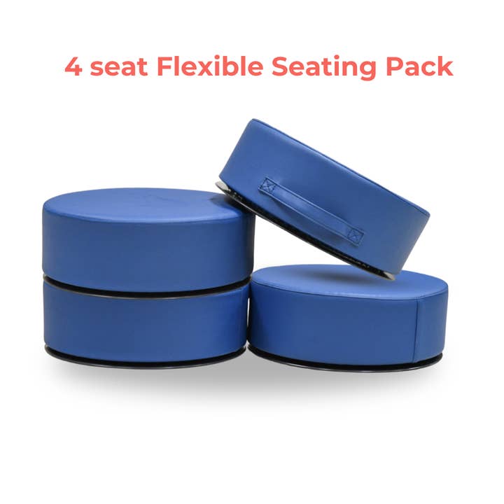 Soft-Twisty Floor Seat 4 pc Flexible Seating Pack for wholesale by Bouncyband LLC