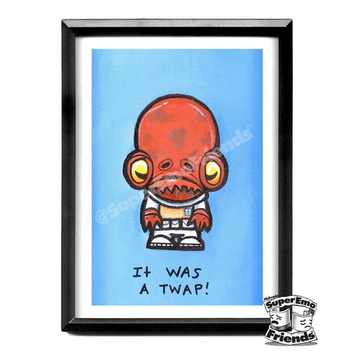 SuperEmoAckby Framed 5x7 Print for wholesale by SuperEmoFriends