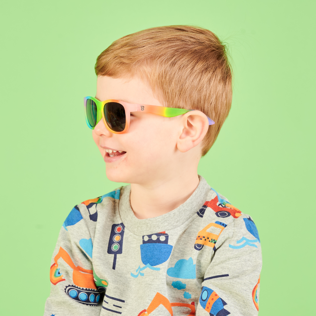 Babiators - Vente Lunettes de soleil – enfant - Lunettes de soleil Original Navigators au style arc-en-ciel néon4