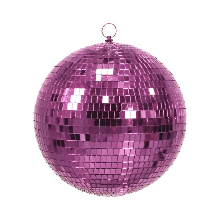 Adorno de Navidad - Colgante de Navidad - Bola de discoteca - Espuma - Rosa - 25x25x25cm para venta al por mayor de Housevitamin bv