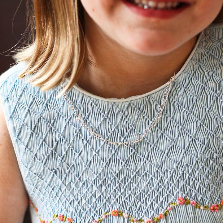 Little Hearts Necklace Sterling Silver for wholesale by M Donohue Collection