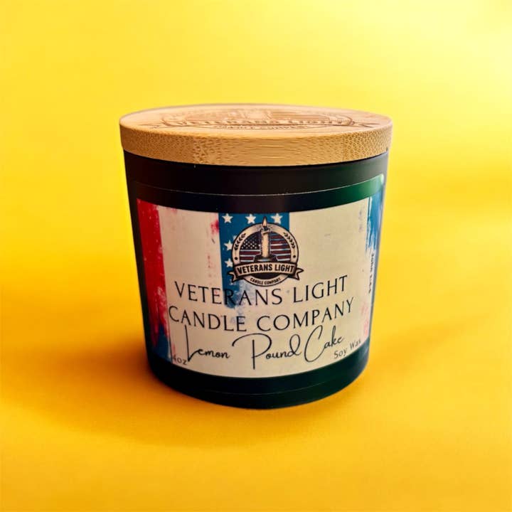 Veterans Light Candle Company - Wholesale Jar/Filled Candle - Lemon Pound Cake Candle – Sweet, Citrus, & Comforting