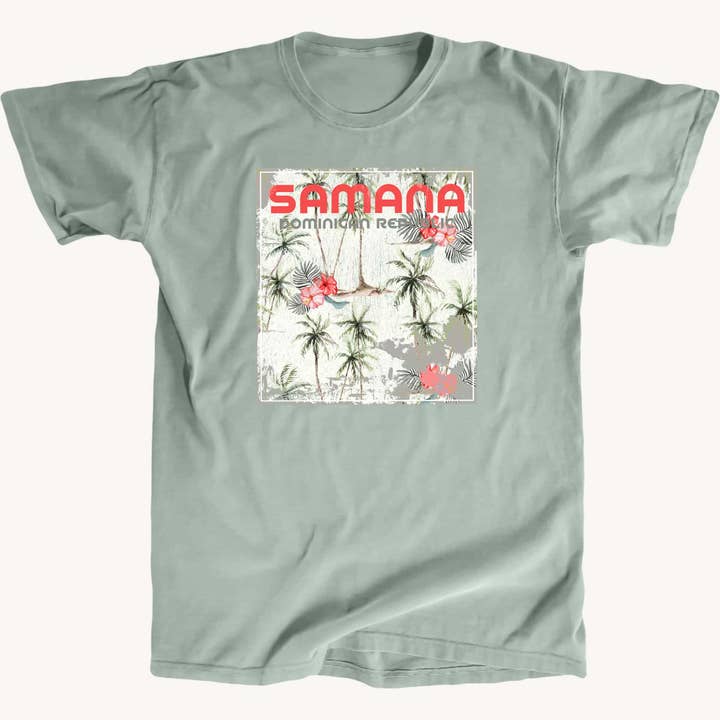 Samana Tropicana Premium T-shirt for engroshandel hos Salt Water Colours