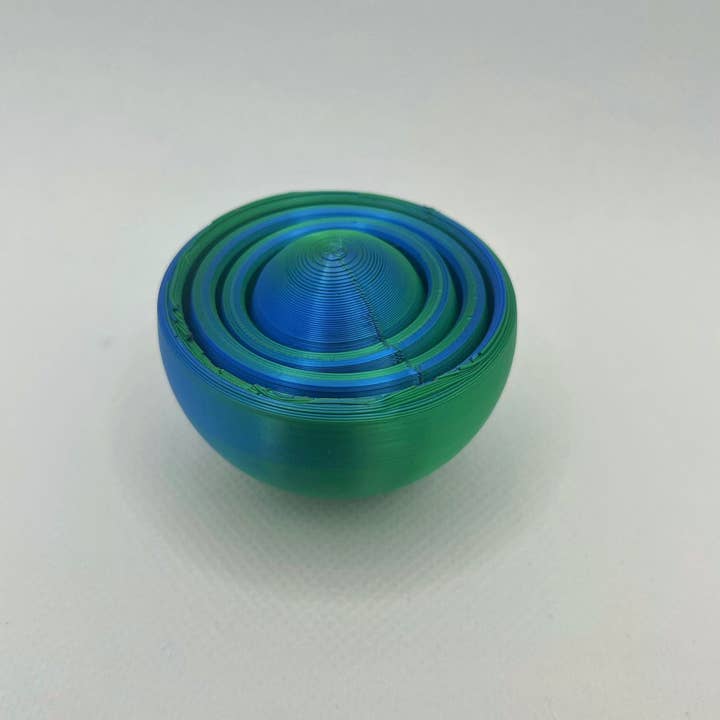 Kahn Creations - Sensory Friendly and Custom Products - Wholesale Fidget Toy - Kids - Gyroscope Fidget Spinner - Blue Green3