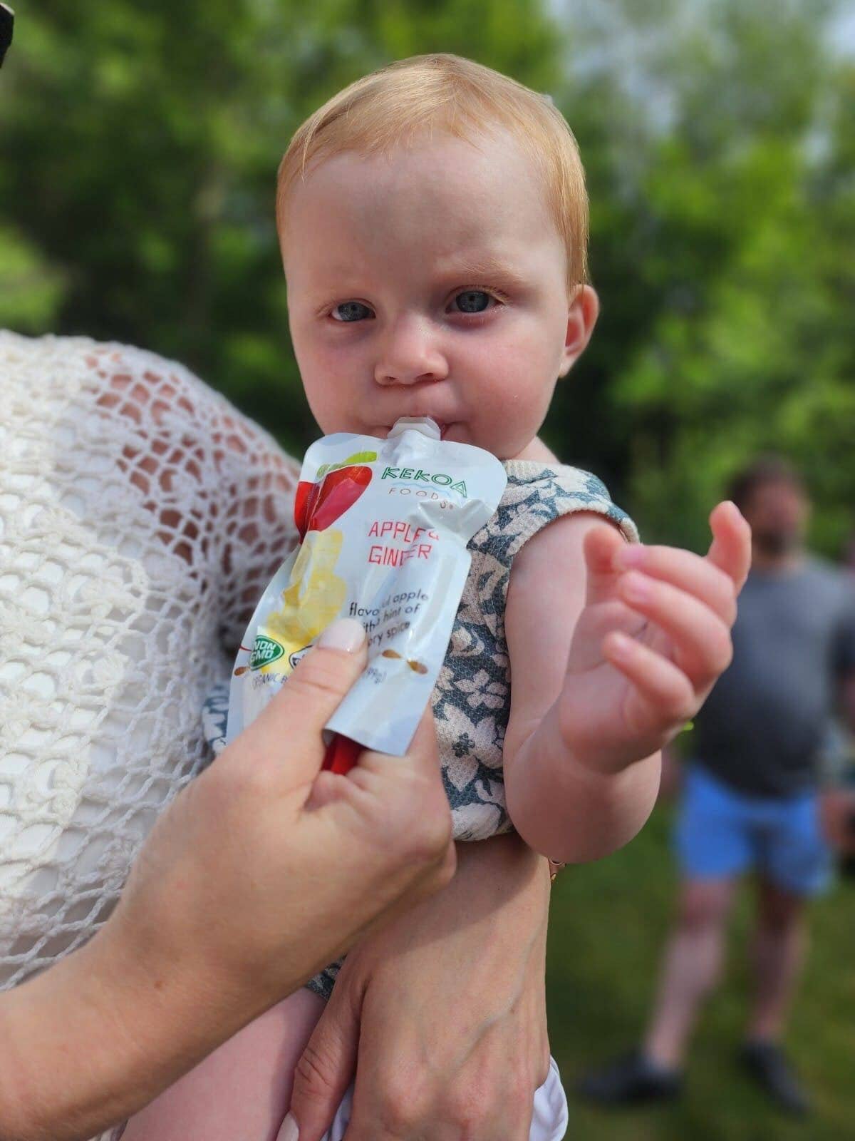 Kekoa Foods - Wholesale Baby Food - Apple & Ginger Squeeze Pouch, 100% Organic Vegetarian Baby Food Purée7