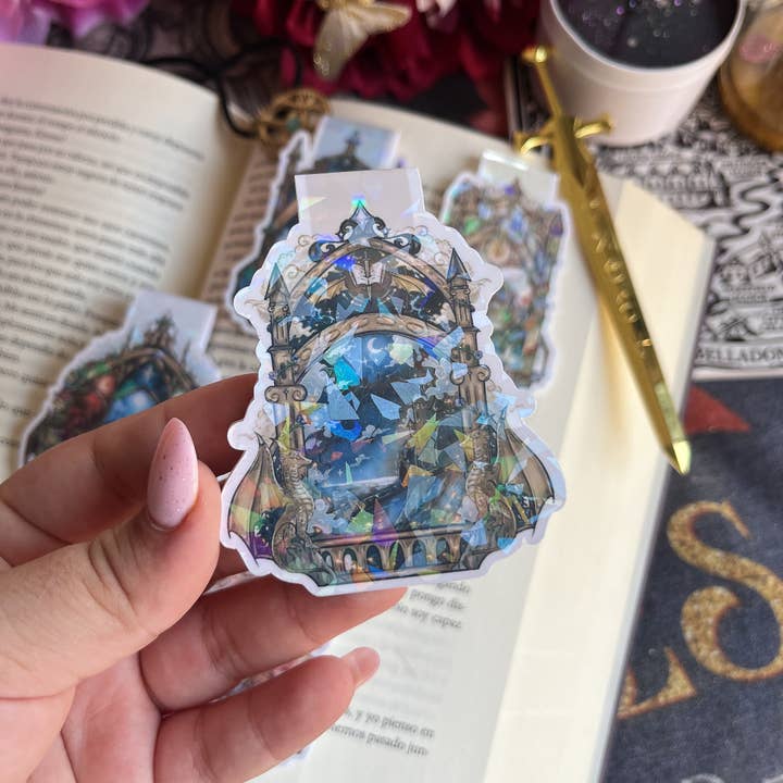 Alsace’s Art - Wholesale Bookmark - Bookish Magnetic City Portals Holographic Bookmarks6