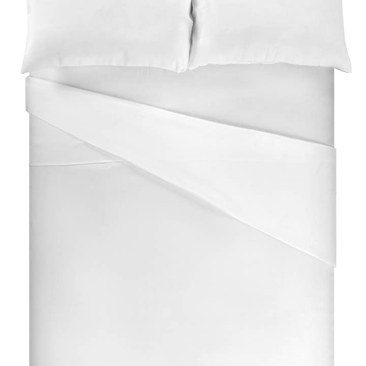 Jersey cotton duvet cover - Basic White bedding for wholesale on Faire