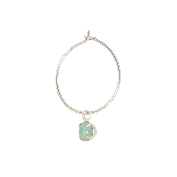 Baked Beads - Wholesale Hoop Earrings - Crystal Wire Hoop Earring3