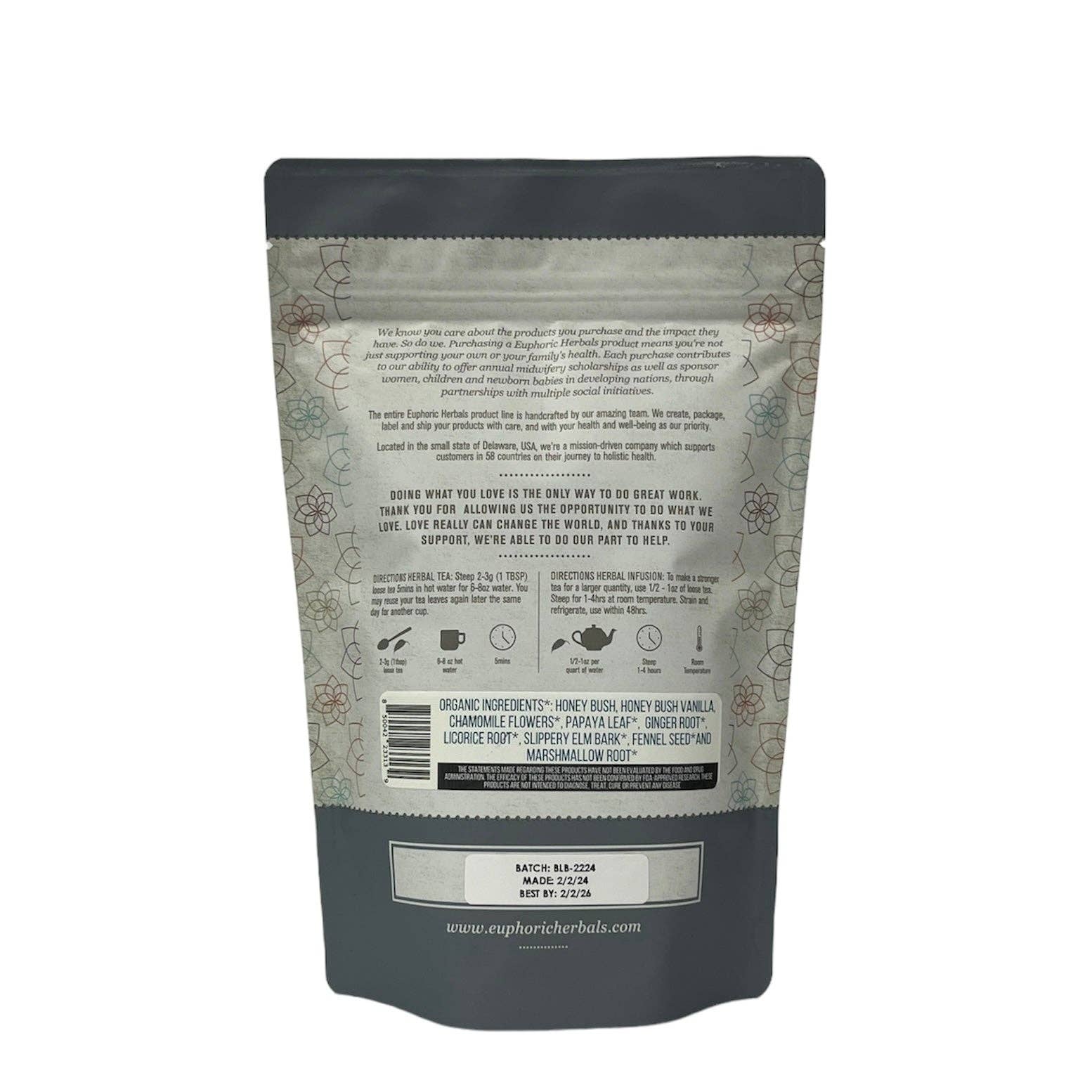 Euphoric Herbals – wholesale Health/detox tea – Belly Bliss Gut Renewal Tea2