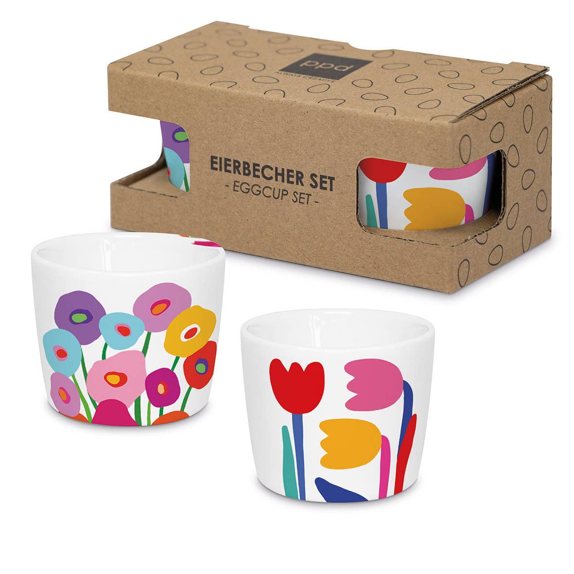 ppd Paperproducts Design GmbH - Wholesale Egg Cup/Holder - Super Bloom X 2 Egg Cup Set CB0