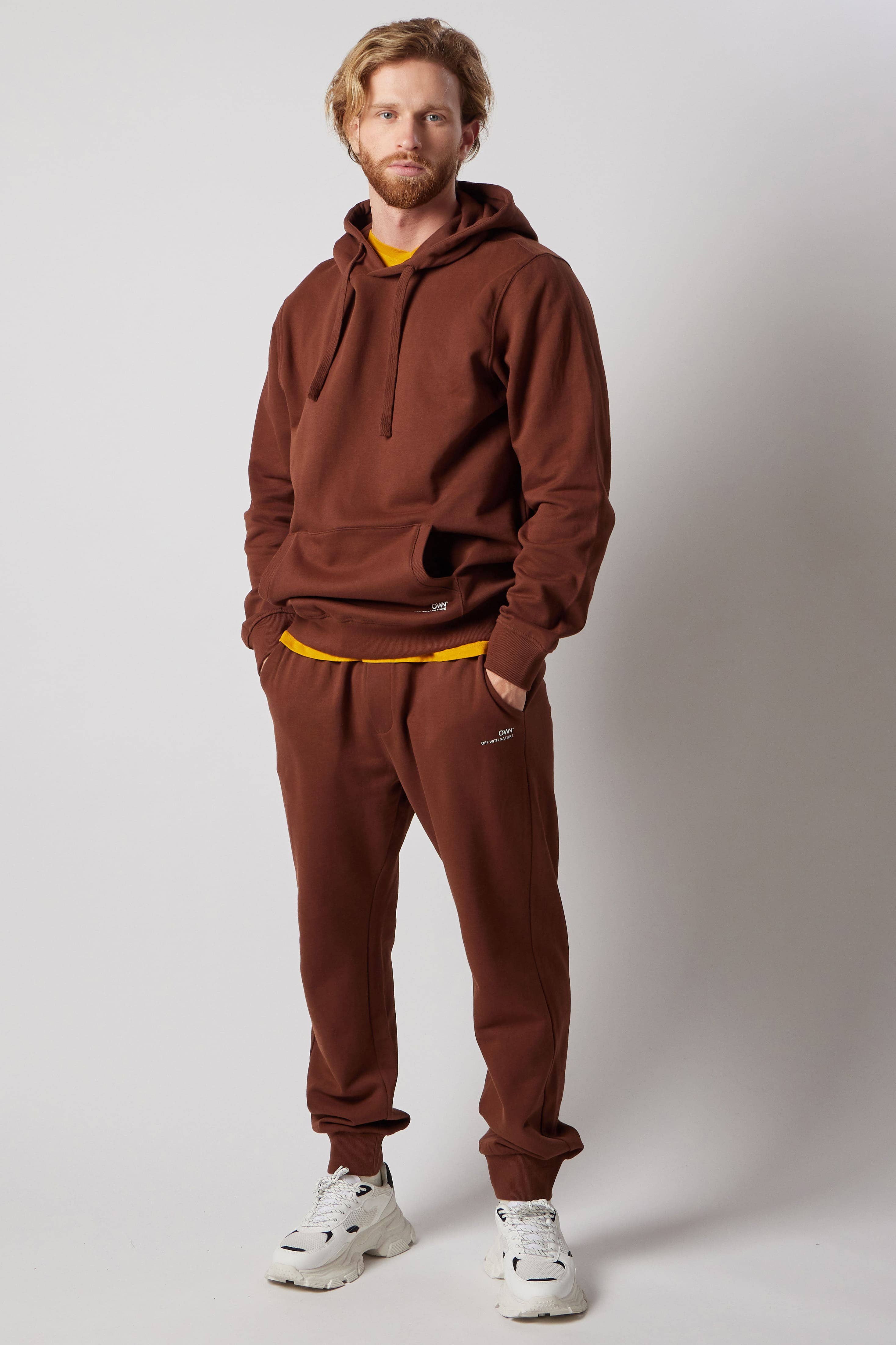 OWN OFF WITH NATURE - Wholesale Lounge Set - Men's - Hooded Sweatshirt Set + Fleece Joggers19