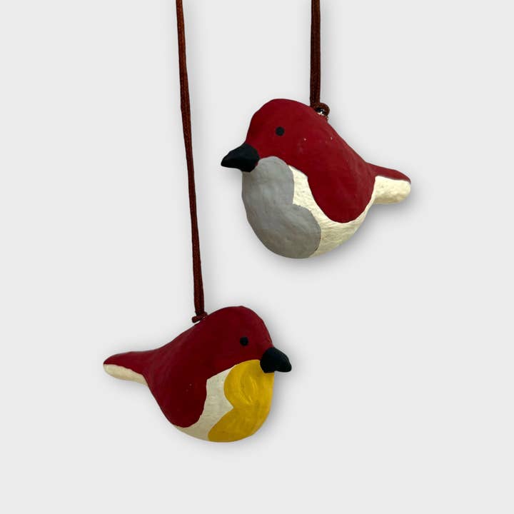 Pájaros, mostaza amarilla y gris para venta al por mayor de XO Handcraft