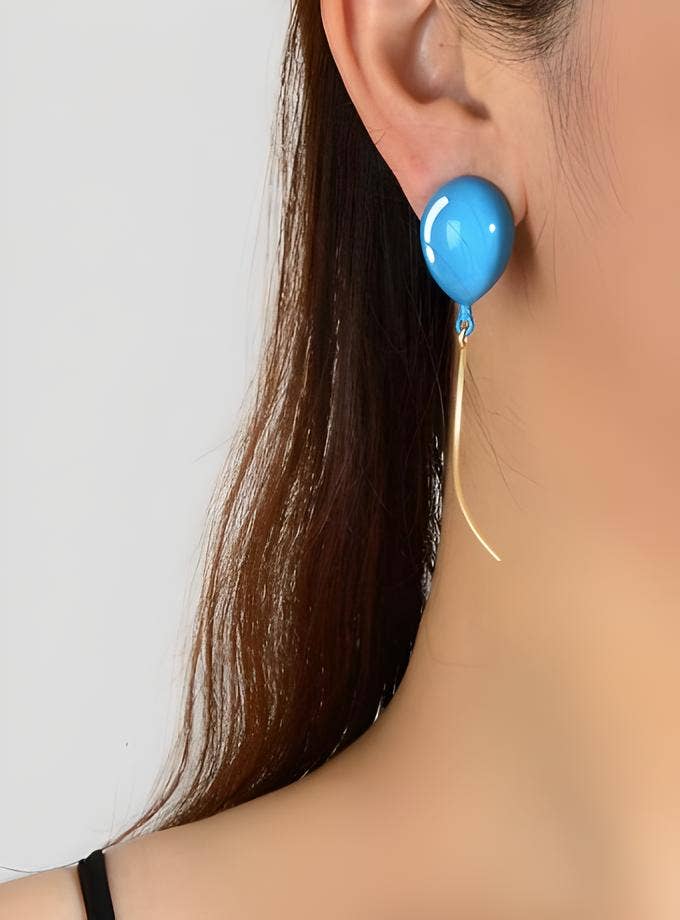 Wild & Free - Wholesale Dangle Earrings - Pendientes de globo, pendientes de esmalte y acero inoxidable1