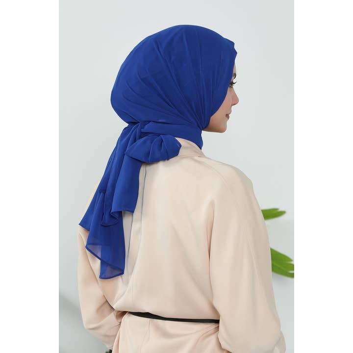 Aisha's Design - Wholesale Hijab – Women’s - Instant Chiffon Shawl Headscarf for Women with Cotton Bonnet Chiffon Turban Cap, Ready-to-Wear Soft Chiffon Shawl Instant Hijab Wrap,PS-4668