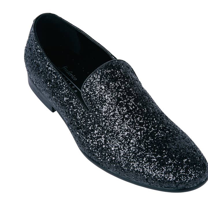 Sparkle Fun Shoes Black for wholesale by Frederico Leone, LLC