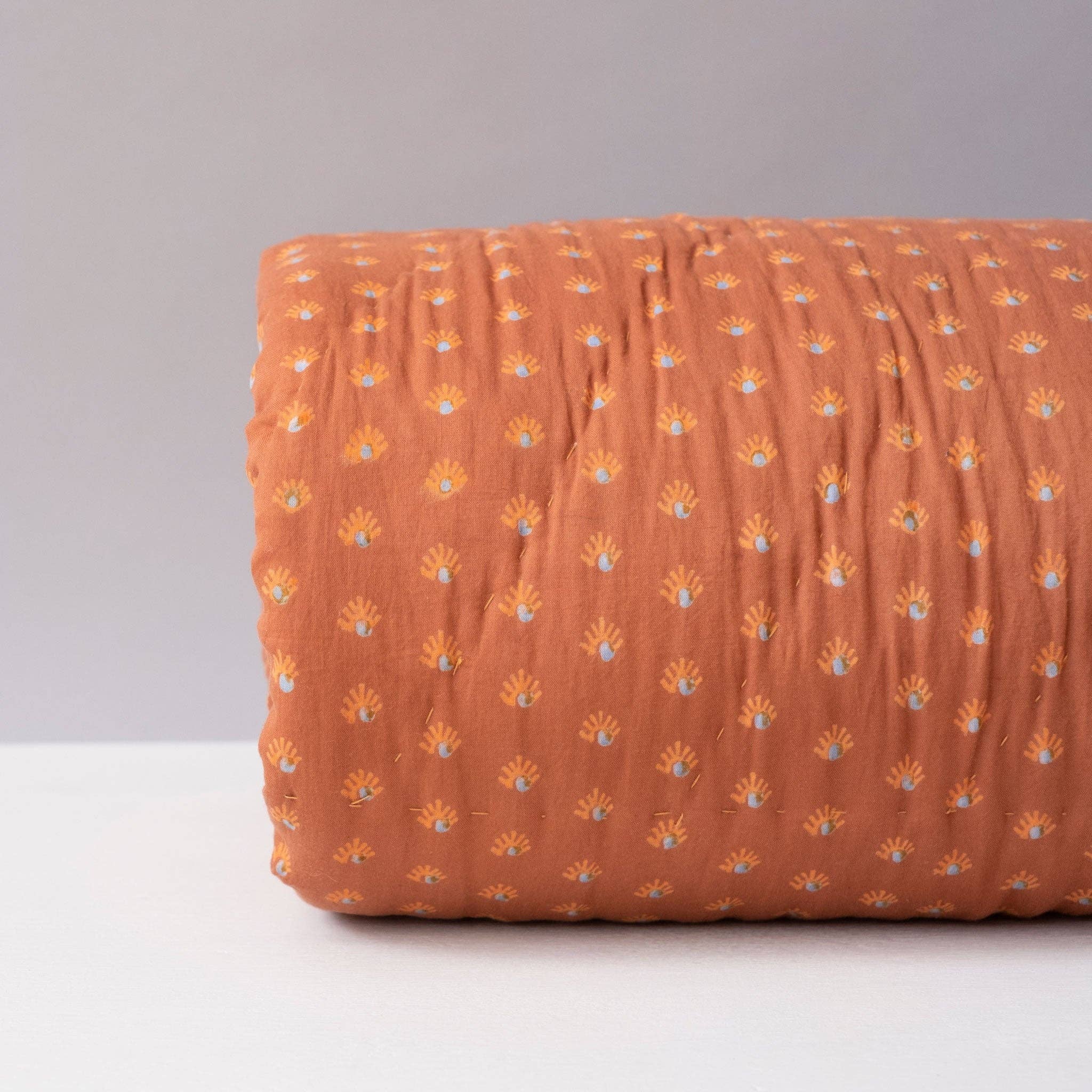 Graymarket Design - Wholesale Quilt - Kids & Baby - Aja Terracotta Tangerine Little Quilt1