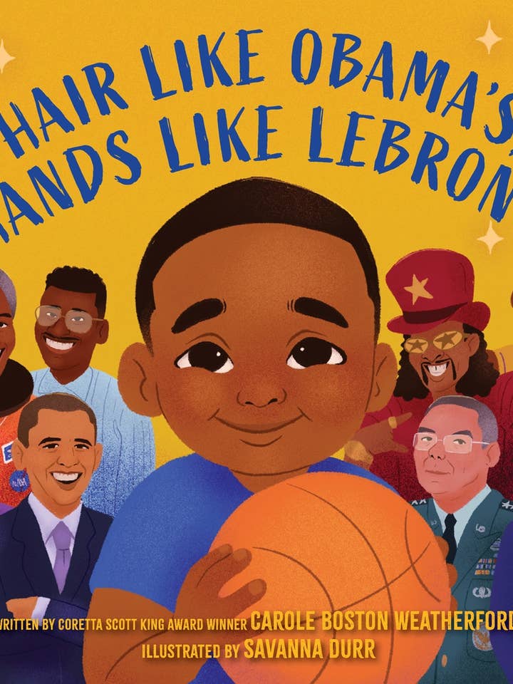 Des cheveux comme ceux d'Obama, des mains comme celles de Lebron : Un livre illustré pour la vente par Abrams