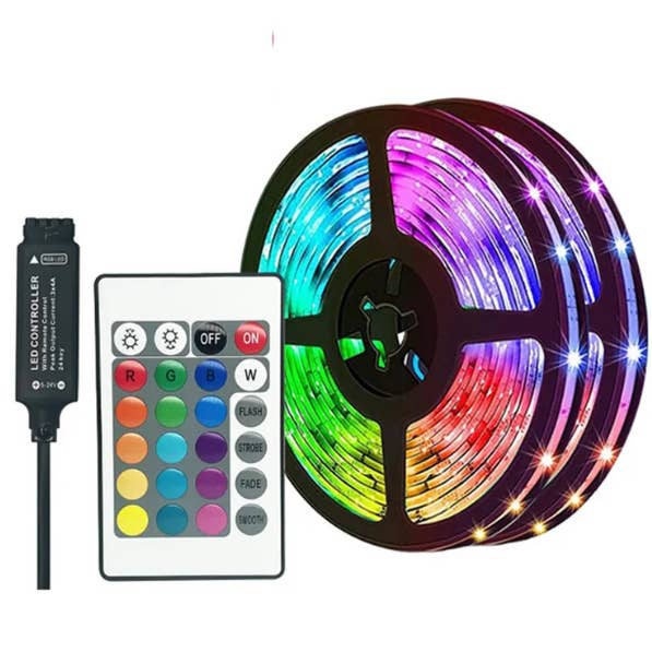 Krediz - Wholesale String lights - LED Strip Lights 16 Feet RGB LED Lights with Remote