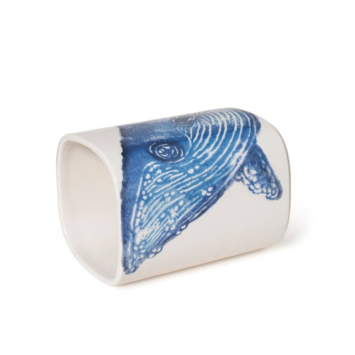 BlissHome - Wholesale Utensil Holder - Creatures Utensil Pot Whale | Whale Utensil Jug | Blue Pot
