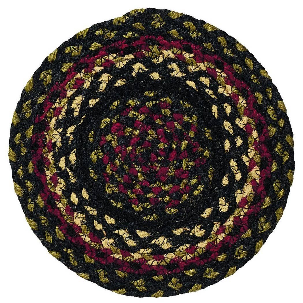 IHF HOME DECOR/IHF RUGS – Großhandel Teppichvorleger – Tartan geflochtener Jute-Teppich und Tischset Kollektion BR-21912