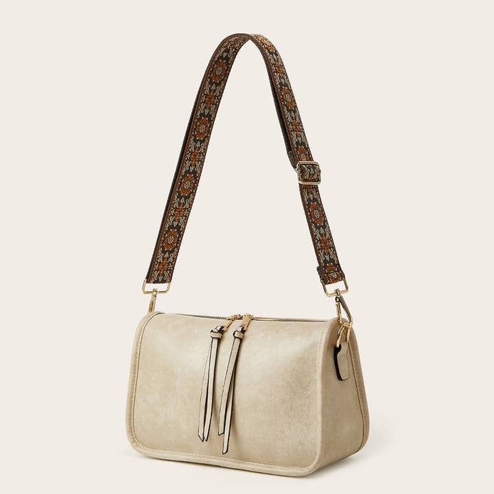 Wholesalesir - Wholesale Crossbody Bag - Women's - Bohemian Wide Shoulder Strap Crossbody Bag