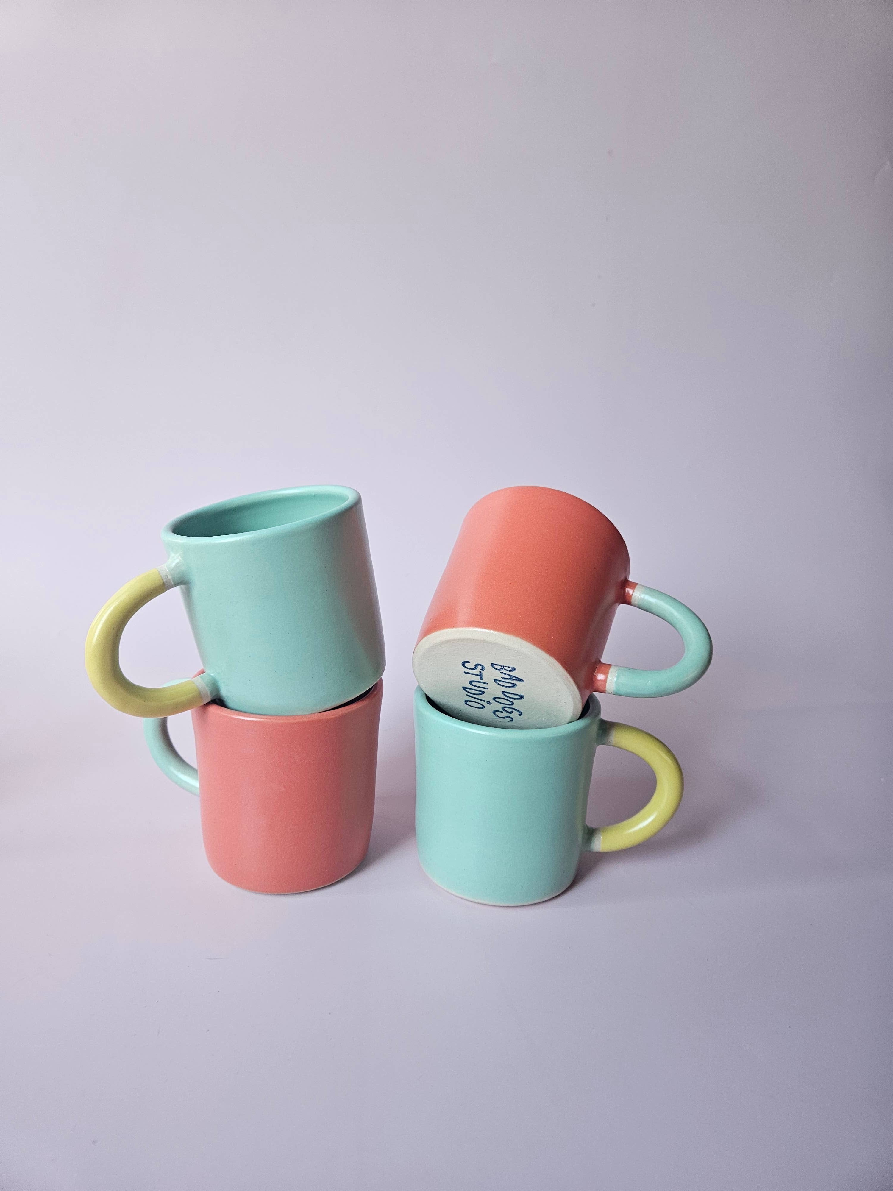 Bad Dogs Studio - Wholesale Coffee Mug - Classic Mug (Two-Toned) • Handmade Colorful Ceramic6