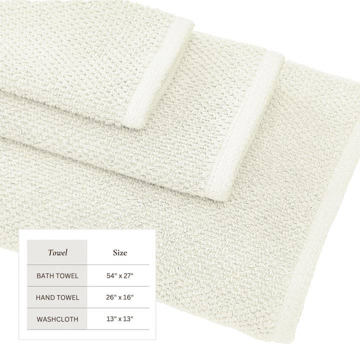 BH Collective - Wholesale Towel Set - Cotton Textured Bath Towel Set - Acacia Collection7