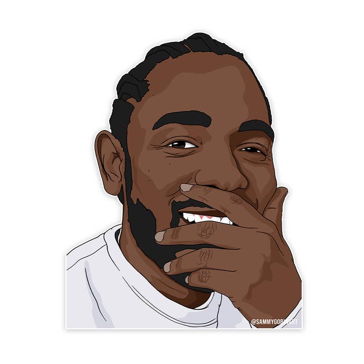 Autocollant Kendrick pour la vente par Sammy Gorin LLC