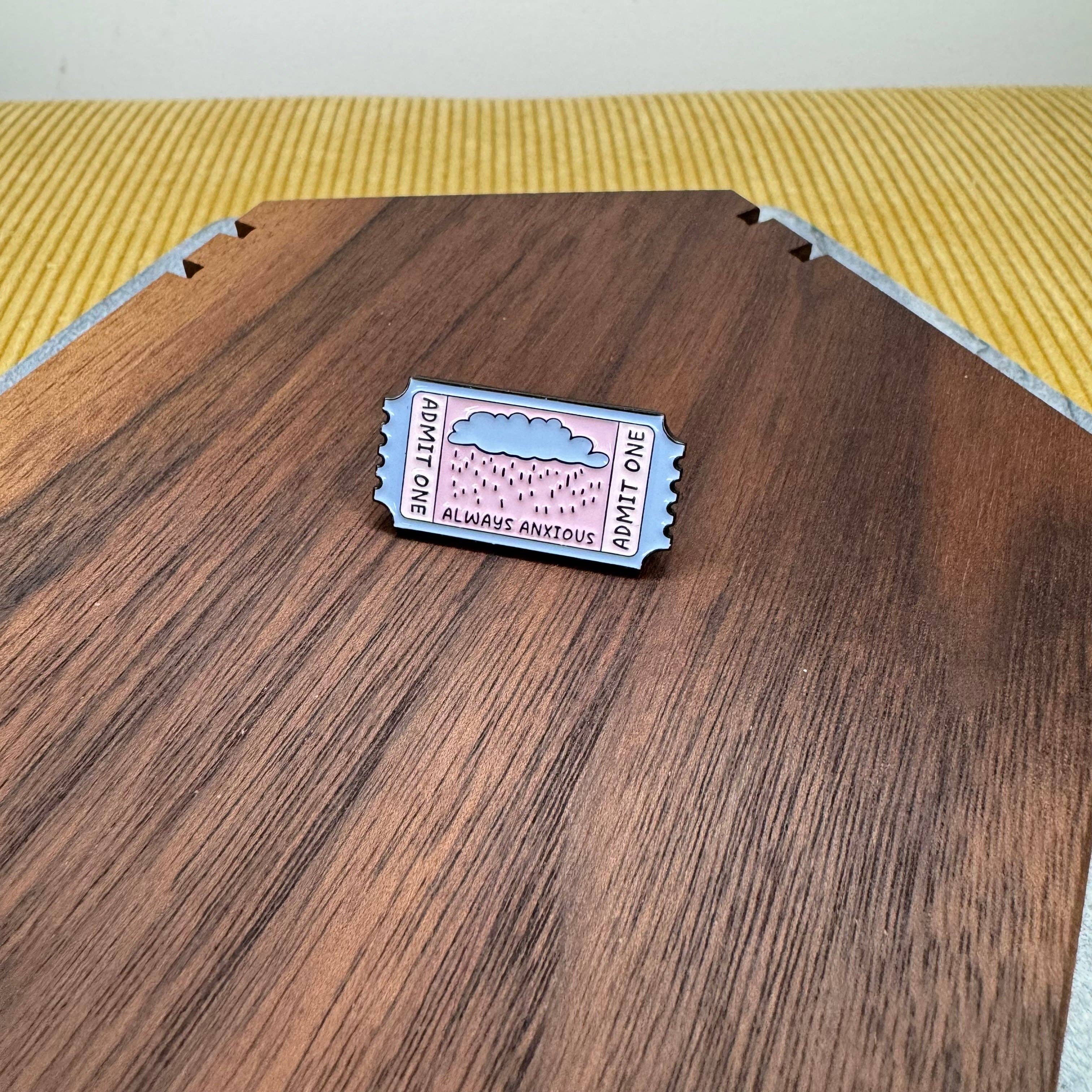 Hive Supply - Wholesale Lapel Pin/Button - Pin - Always Anxious Cloud0