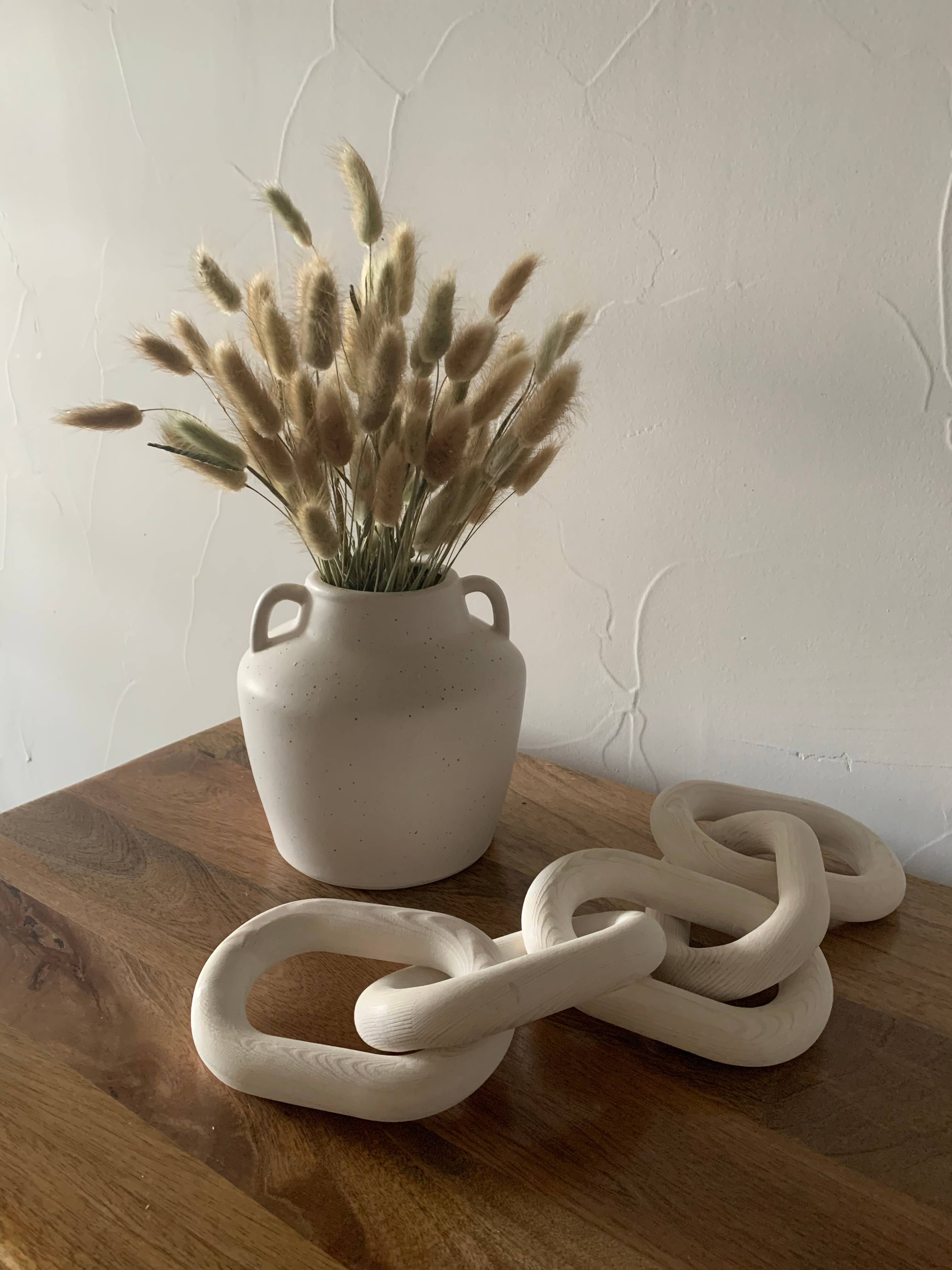 Delmar Decor – Engroshandel Bordpynt – Håndskåret træ kæde9