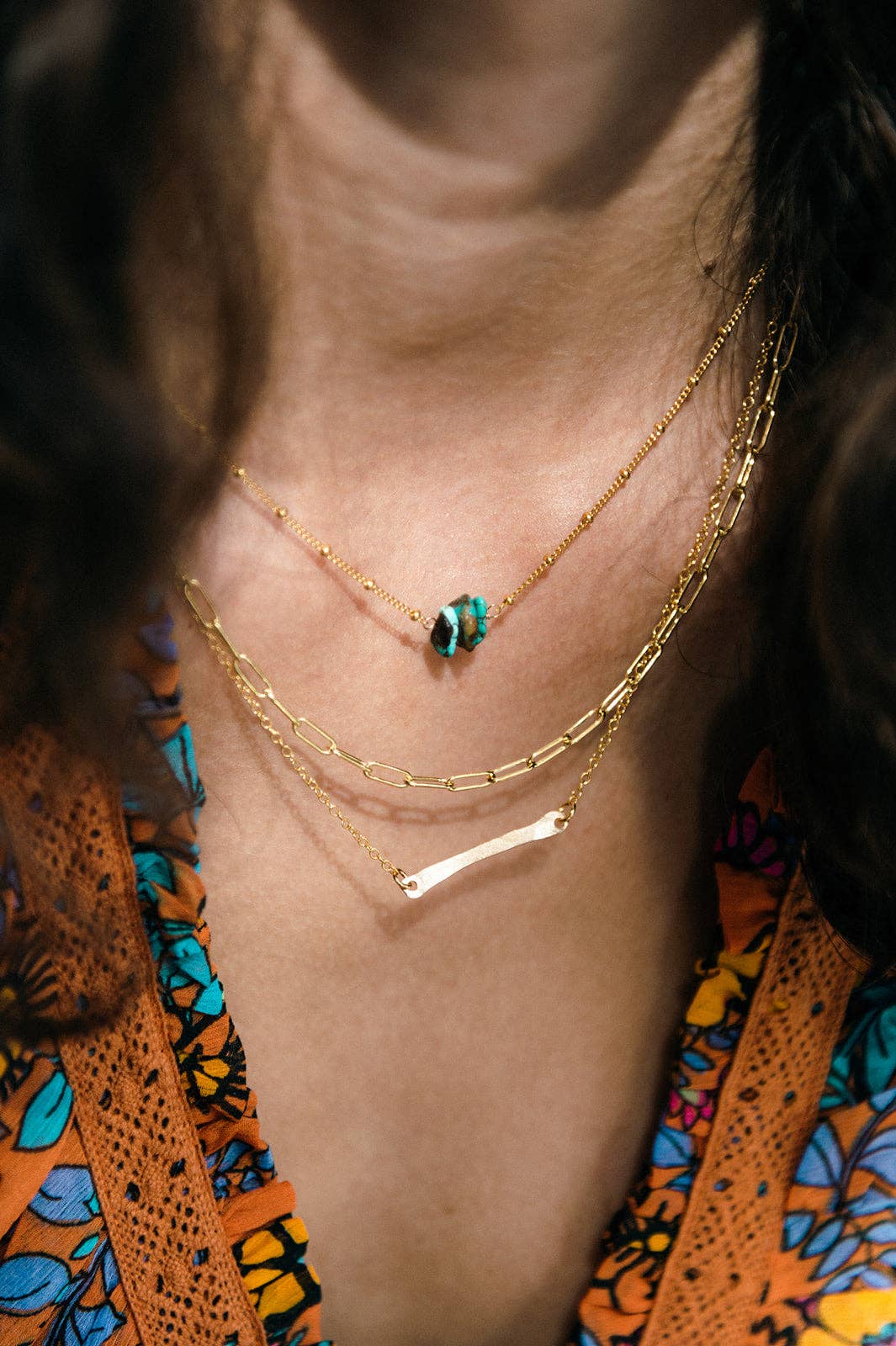 Eaarthbones Jewelry - Wholesale Link & Chain Necklace - Thin Paperclip Chain3