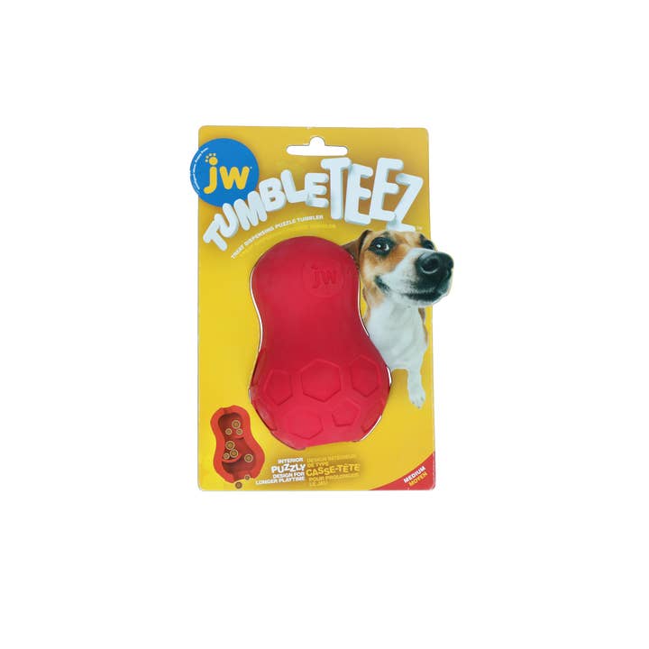 rouge JW Tumble Teez jouet mental rouge moyen en vente sur Faire