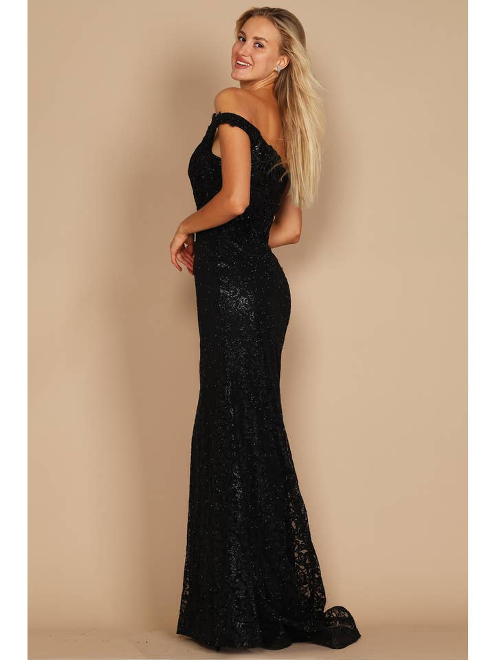 Kos Couture - Wholesale Gown - Women's - Long Mermaid Fitted Evening Dress 12