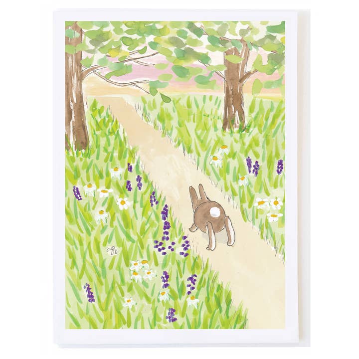 Sentier du lapin pour la vente par mollyOcards
