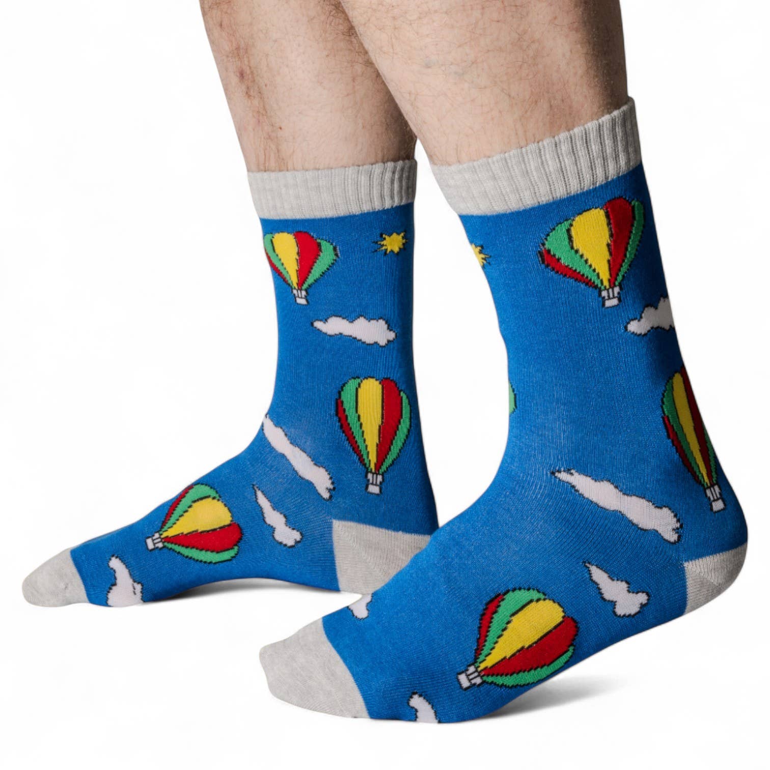 Jess & Lou - Wholesale Sokken - Heren - Hete Luchtballon Bamboe Sokken voor Mannen BM1301