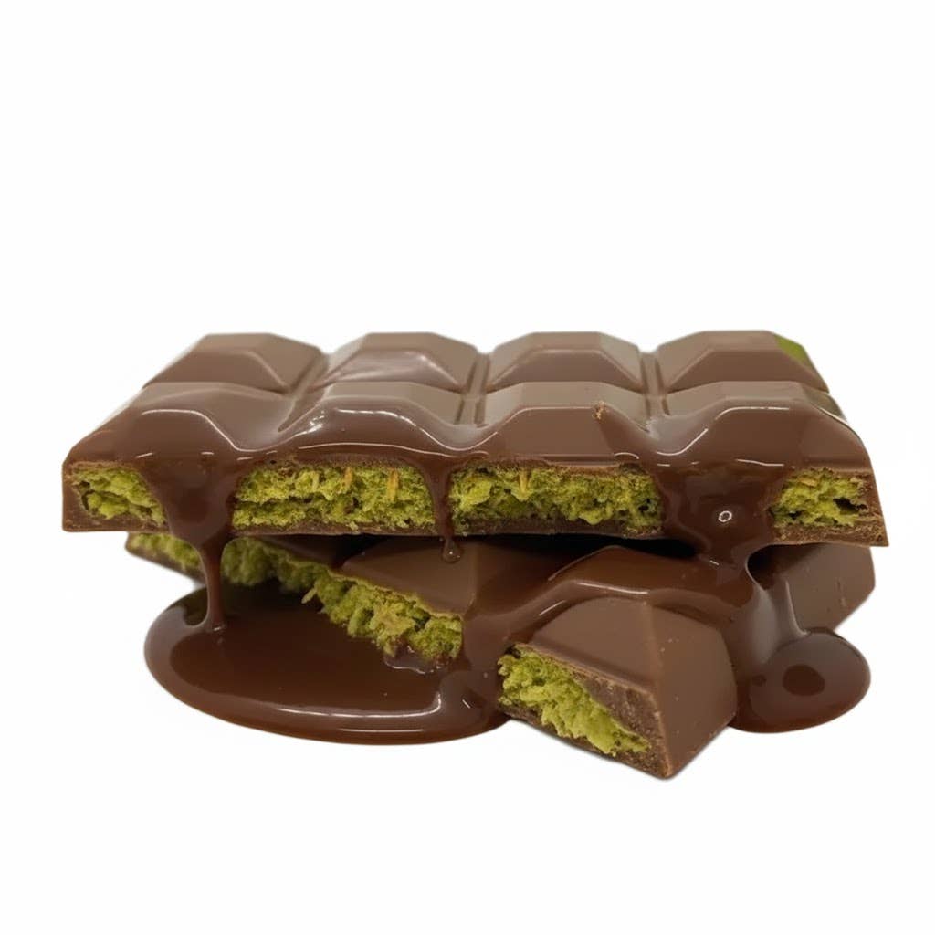 Aladdin - Wholesale Chocolate bar - Dubai Chocolate Bar 100g Antep Pistachio Kadayif Halal4