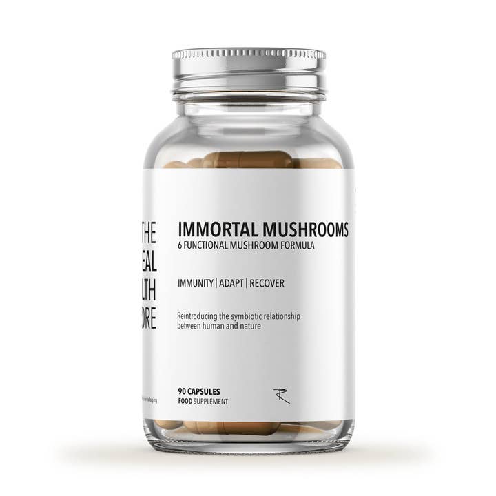 TRHC Immortal Mushrooms – 90 cápsulas por atacado de Noble Naturals