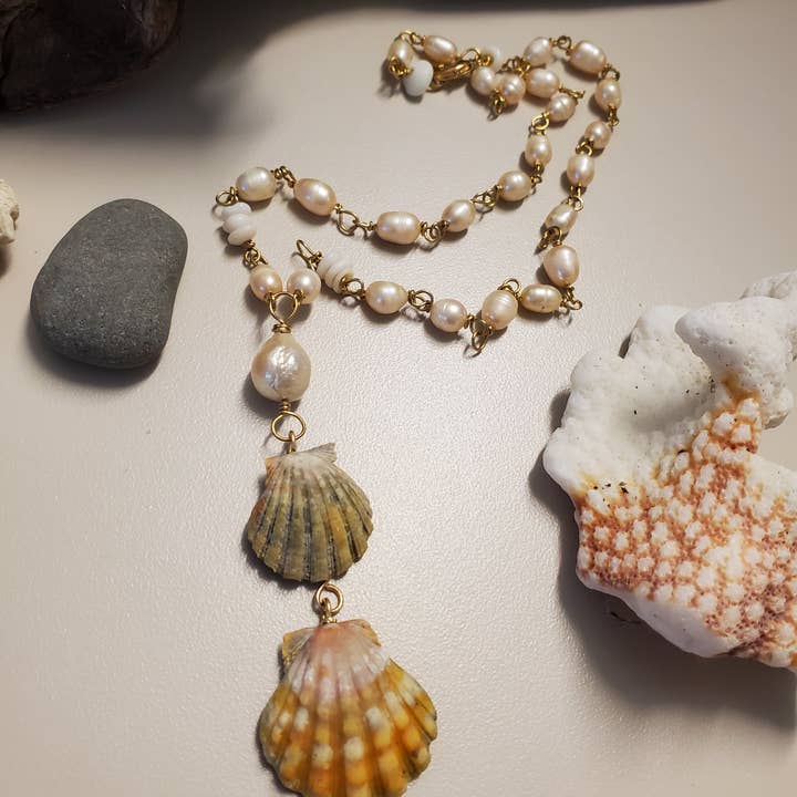 Sassy Wahine Designs - Wholesale Pendant/Charm Necklace - Sunrise & Fresh Water Pearls7