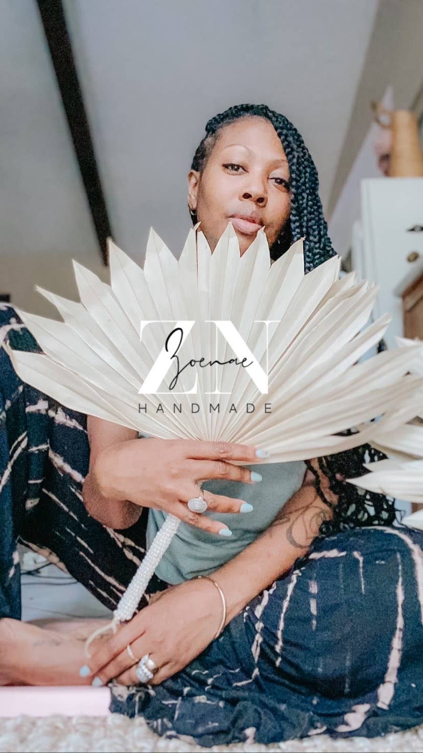 ZOENAE Co. – wholesale Handheld folding fan – SUMMER Palm Fans3
