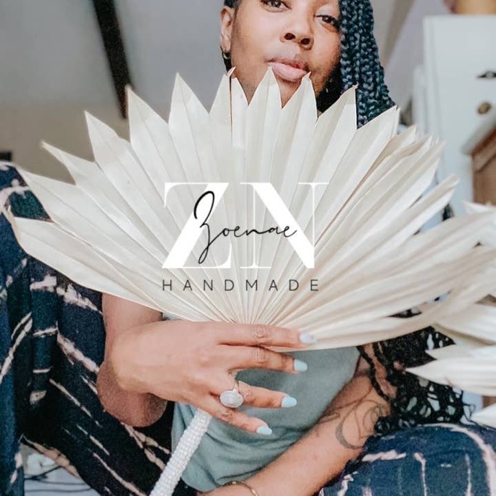 ZOENAE Co. – wholesale Handheld folding fan – SUMMER Palm Fans3