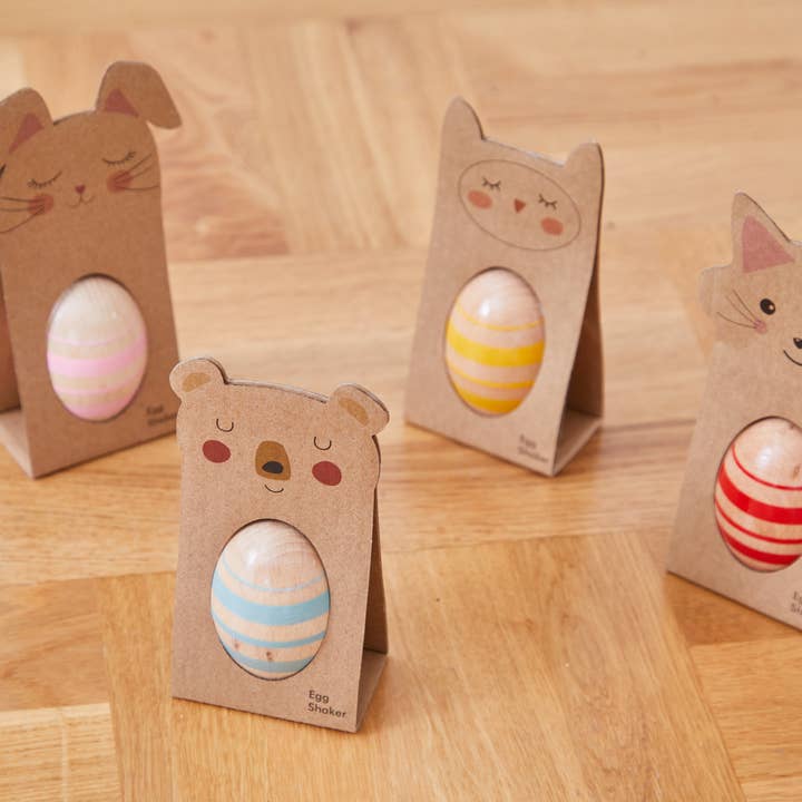 Barbo Toys - Wholesale Musical Toy - Kids & Baby - Little Woodies FCS Egg Shaker 'mix retail assort' 12 units5