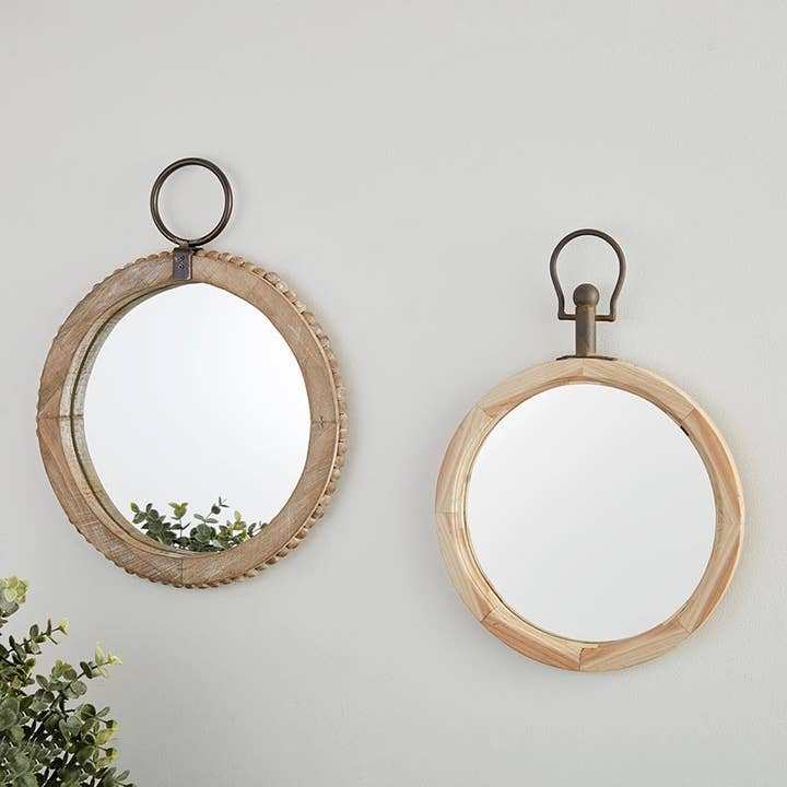 47th & Main (Creative Brands) - Wholesale Wall Mirror - Beaded Hanging Mirror1