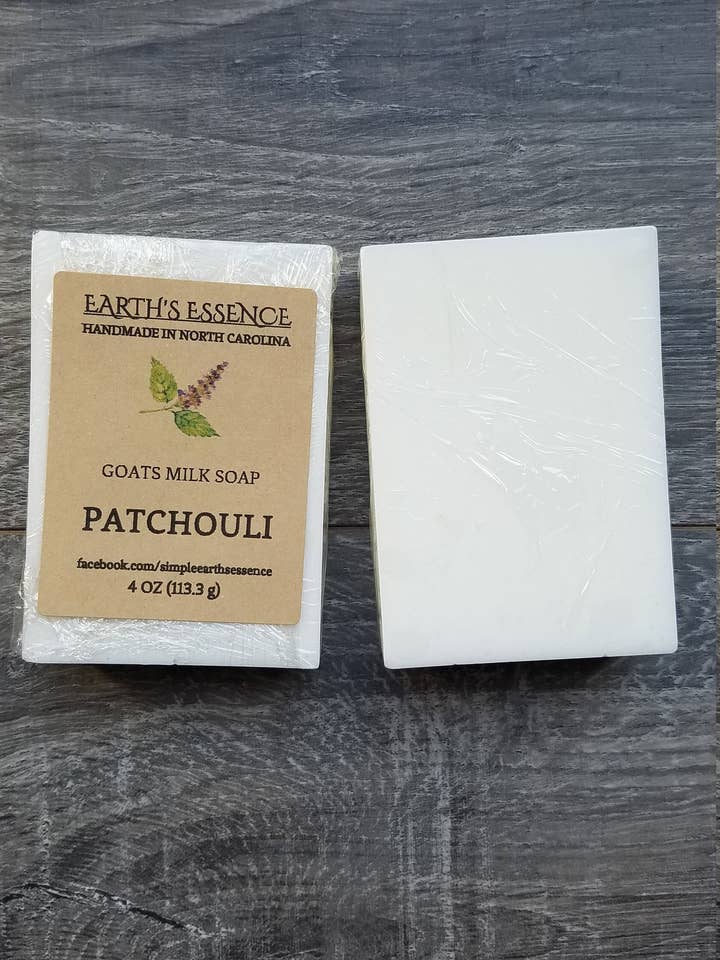 Patchouli 4 oz Goats Milk Soap for wholesale by Earth's Essence