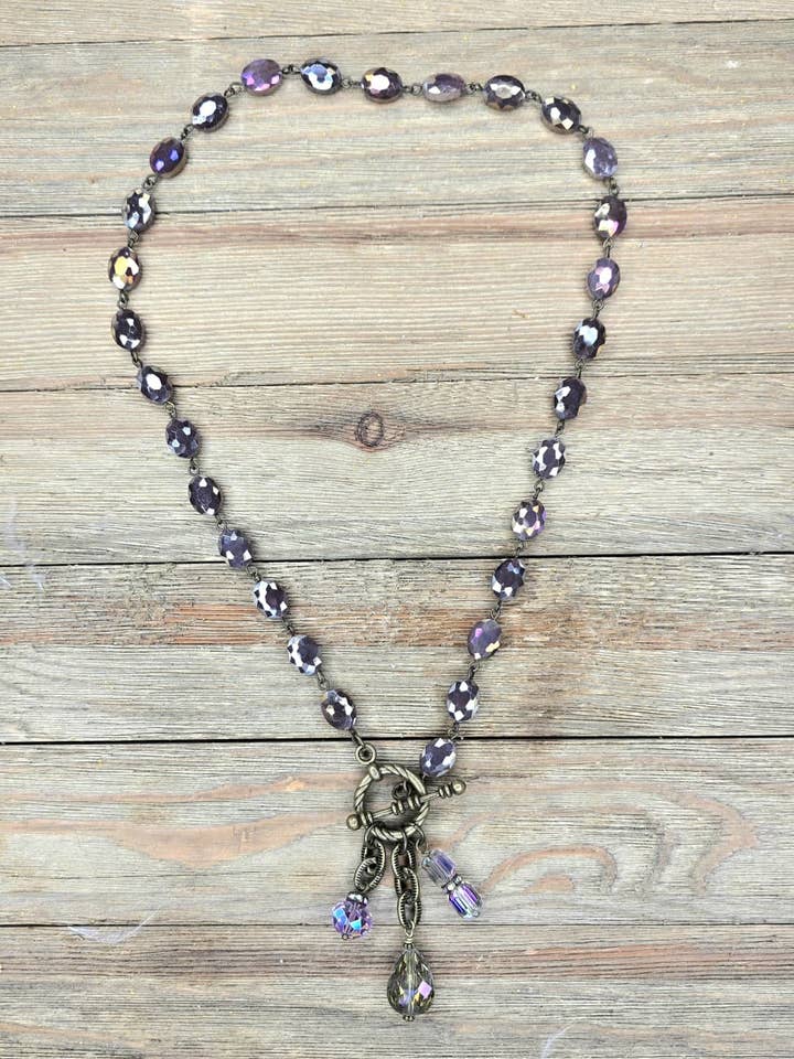 Kristalltropfen-Halsketten für den Großhandel von Sandra Ling Designs