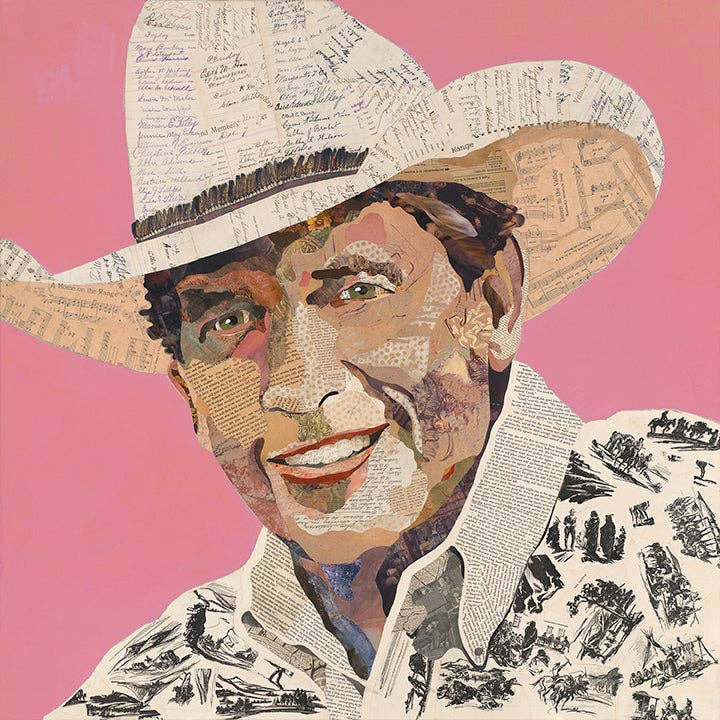 Brenda Bogart - Wholesale Art Print - Acrylic Framed Pink George Strait Print