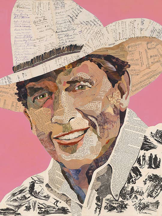 Estampado rosa con marco acrílico del estrecho de George para venta al por mayor de Brenda Bogart