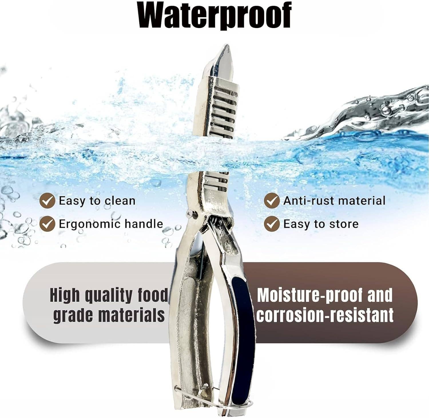 VIGOR - Wholesale Kitchen Tool/Gadget - Stainless Steel Rib Prep Tool Membrane Remover Ergonomic1