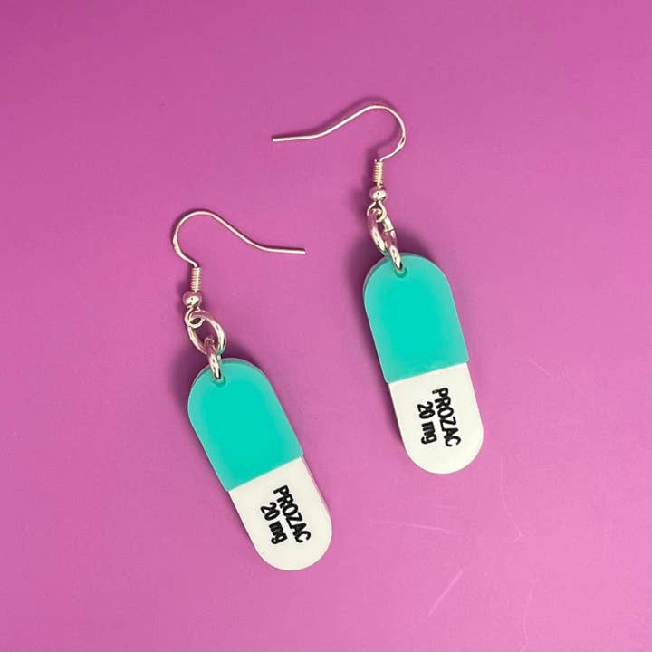 The Spooky Haus - Wholesale Dangle Earrings - Prozac Earrings1