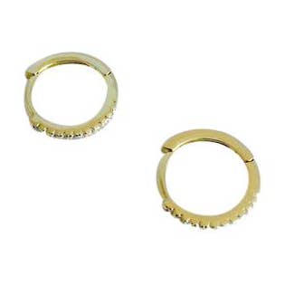 Med Cz huggie EA20098 for wholesale by Modern Opus