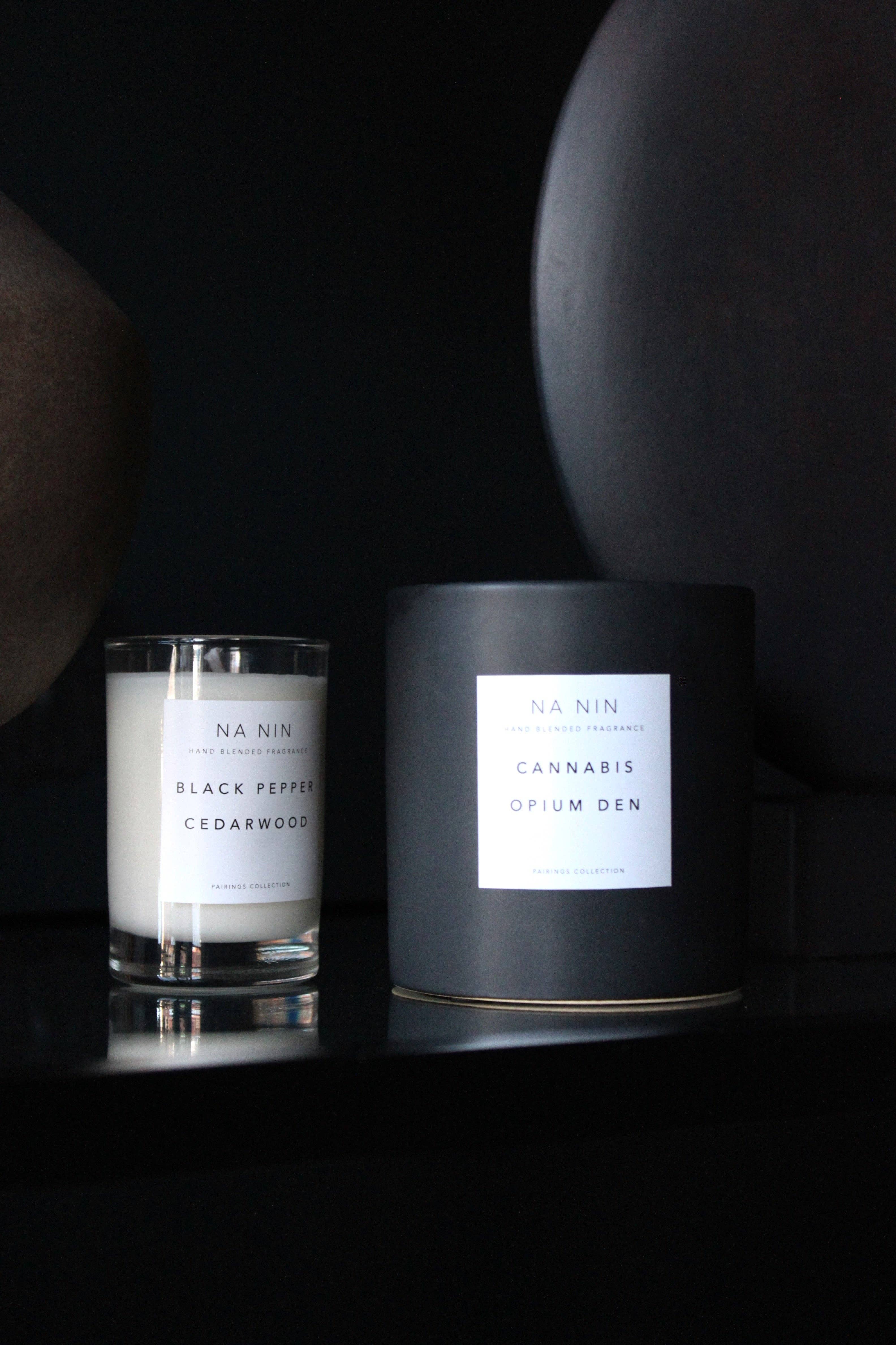 Na Nin - Wholesale Jar/Filled Candle - Cannabis & Opium Den Candle / Available in Multiple Sizes3